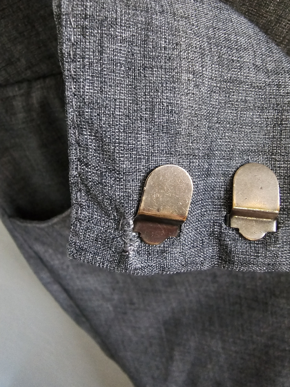 New York & Company Gray Slacks, Size 0 - Picture 3 of 4